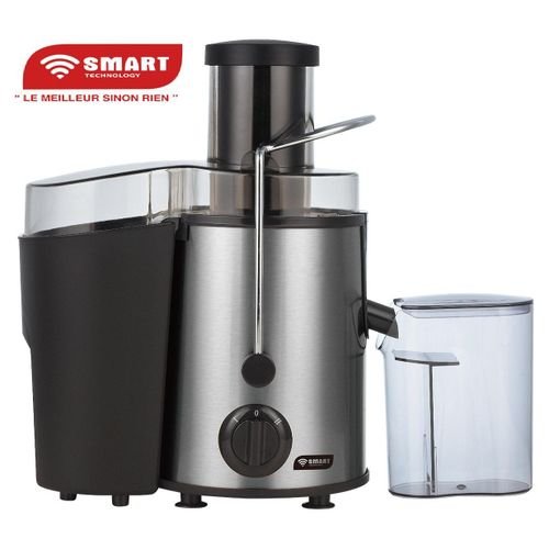 SMART TECHNOLOGY Extracteur de Jus STPE-2840W – 400W - 500ml - Noir & Inox - Garantie 3 Mois(Blender)