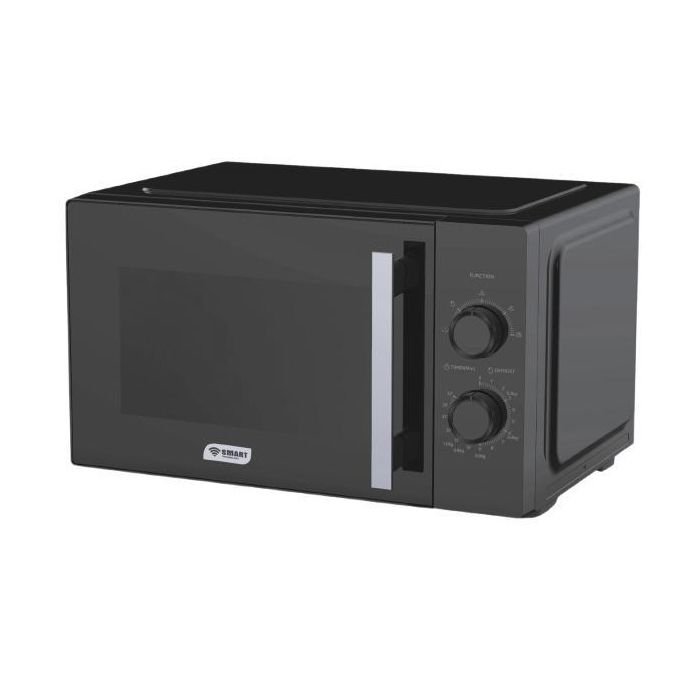 SMART TECHNOLOGY Four À Micro ondes Manuel STMW-25MB - 25L - 900W (Entrée 1400W) - 5 Niveaux De Puissance - Noir - Garantie 3 Mois